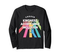 Choose Kindness Acceptation Inclusion Orange Unity Day Manga Larga