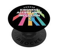 Choose Kindness Acceptation Inclusion Orange Unity Day PopSockets PopGrip Adhesivo