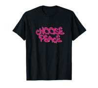 Choose Peace Minimal Quote Design Camiseta