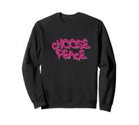 Choose Peace Minimal Quote Design Sudadera