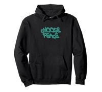Choose Peace Minimal Quote Design Sudadera con Capucha