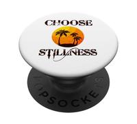 Choose Stillness Meditation Yoga Mindfulness Mental Health PopSockets PopGrip Adhesivo