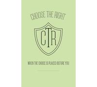 Choose the Right Journal: LDS Themed Composition Notebook Planner | Cute Young Men/Young Women Gift | College Ruled, small scripture size