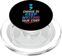 Choose to Keep Writing Your Story PopSockets PopGrip para MagSafe