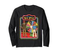 Choose Your Prize Satan Retro Vintage Funny Adult Humor Manga Larga