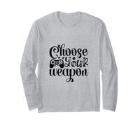 Choose Your Weapon Bold Gamer Attitude Worn Loud And Proud Manga Larga