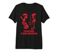 Choose Your Weapon contra Guerra Paz Protesta Mensaje Fuerte Camiseta Premium