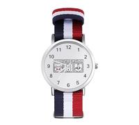 Choose Your Weapon - Reloj deportivo de videojuegos para hombres y mujeres, correa de nailon, reloj analógico de cuarzo