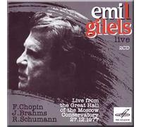 Chopin, Brahms, Schumann - Emil Gilels Live from the Great Hall of the Moscow Conservatory 12.27.1977 (2 CD Set)