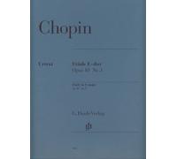 CHOPIN - Estudio Op.10 nº 3 en Mi Mayor "Tristeza" para Piano (Urtext)