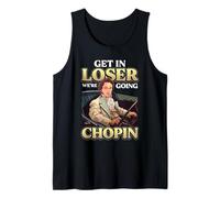 Chopin Humor Músico Hombres Mujeres Niños Divertida Música Clásica Camiseta sin Mangas