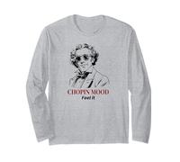 Chopin Mood Funny Classical Music Frederic Chopin Gafas de Sol Manga Larga