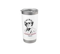 Chopin Mood Funny Classical Music Frederic Chopin Gafas de sol Vaso térmico de acero inoxidable de doble pared