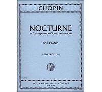 Chopin: Nocturne in C-sharp minor, Opus posthumous - Piano (International 532)