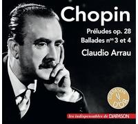 Chopin : Préludes, op. 28 - Ballades n° 2 et 3. Arrau.