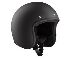 Chopper Casco Bandit Jet Con ECE Color: Negro Mate Tamaño: M (58) Motocicleta