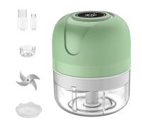 Chopper de ajo eléctrico 1200 mAh USB 100 ml Interruptor de botón inalámbrico Grador de ajo