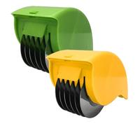 Chopper de hierbas, Roller de hierba de 2 piezas con 6 cuchillas de acero inoxidable Manual PP Chopper lavable para el cortador de ahorro de trabajo reutilizable para perejil de cilantro, cortador de