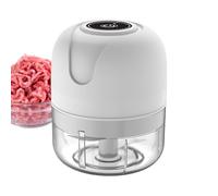 Chopper vegetal portátil eléctrico, picadora de ajo eléctrica - Herramienta de libro de ajo - Gadget de cocina inalámbrico USB carga pequeño procesador de alimentos para el hogar de cocina al aire