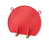Chopping Boards For Kitchen - Kids Food Prep Chopping Board | With Drain Silicone Mat For Food Vegetable Meat Fruit Outdoor Home Apartment Countertop Travel Camping Picnic