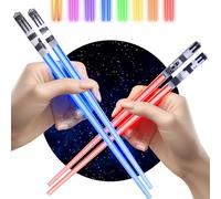 ChopSabers Sable de luz de LED se encienden los palillos 2 Par Rojo azul