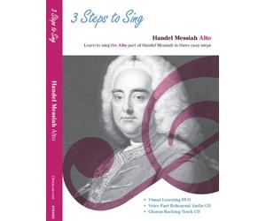 ChoraLine Voice Part Rehearsal Recordings - 3 Steps to Sing - Handel Messiah: Alto Voice (+ 2 CDs) [Alemania] [DVD]