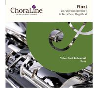 ChoraLine Voice Part Rehearsal Recordings - BASS Voice Part for Finzi Lo, The Full Final Sacrifice / In Terra Pax / Magnificat Rehearsal CD