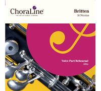 ChoraLine Voice Part Rehearsal Recordings - Britten St Nicolas ALTO Voice Part Rehearsal CD