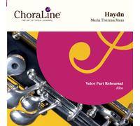 ChoraLine Voice Part Rehearsal Recordings - Haydn Maria Theresa Mass ALTO Voice Part Rehearsal CD