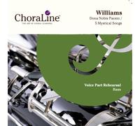 ChoraLine Voice Part Rehearsal Recordings - Vaughan Williams Dona Nobis Pacem / Five Mystical Songs BASS Voice Part Rehearsal CD