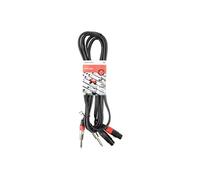 Chord | 2 conectores XLR hembra a 2 conectores mono de 6,3 mm Classic Sterero Audio Cable | 3 m