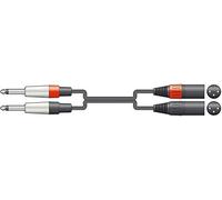 Chord 26J-2XM300 - Cable mono (3 m, 2 x 6,3 mm, 2 conectores XLRM)