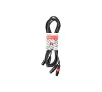 Chord 2XF-2XM300 - Cable XLRF (2 x XLRM, 3 m)