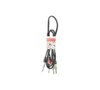 Chord Cable de audio, 2 conectores mono de 6,3 mm a 2 conectores mono de 6,3 mm, 1,5 m