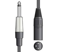 Chord m6j-xm1200 12 m 6,3 mm mono jack a XLRM plomo