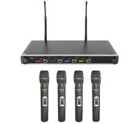Chord NU4-H | Sistema de micrófono inalámbrico Quad UHF | 4 x de Mano