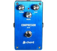 Chord Pedal de efectos de guitarra | Pedal compresor CM-50: mejora el tono de tu guitarra con controles ajustables de sostenimiento, nivel y ataque para notas y acordes sin esfuerzo