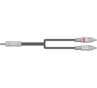 Chord S3J-2R300 - Cable de audio (3 m, 3,5 mm, conector TRS a 2 conectores RCA)
