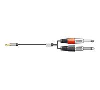 Chord Stereo Minijack To 2 Mono Jack Lead 1.5M