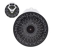 Chord Wheel | Herramienta de práctica de guitarra montada en la pared, rueda auxiliar portátil para principiantes, práctica, instrumento de melodía, adultos