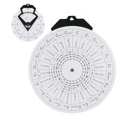 Chord Wheel | Herramientas de aprendizaje de guitarra montada en la pared | Entrenador portátil de diseño de aprendizaje de melodías para principiantes y adultos