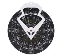 Chord Wheel - Póster de teoría musical y disco de aprendizaje montado en la pared, entrenador de teorías portátil para adultos y principiantes, asistente musical de material de PC para práctica y