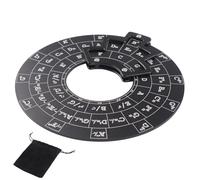 Chord Wheel - Tabla de enseñanza a escala, disco de aprendizaje de progresión, práctico planificador de estructura tonal, dispositivo de construcción de melodía creativa, solución de entrenamiento