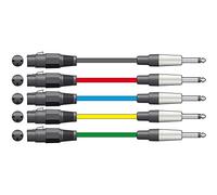 Chord XF-M6J150BK - Cable XLRF a conector mono (1,5 m), color negro