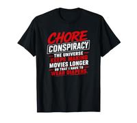 Chore Conspiracy Películas Largas Pañales Adultos Humor Camiseta