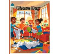 Chore Day Coloring Book: Color Your 50 States Your Way