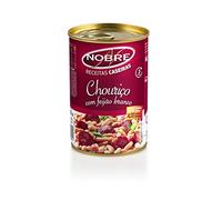 Chorizo con frijoles Nobre Conserva, 420 g, lote de 3