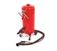 CHORREADORA DE ARENA CON SISTEMA DE ASPIRACIÓN Y TAPA PARA EXTRACCION, 80 L