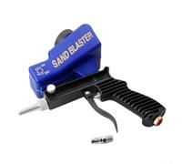 Chorro de arena portátil para uso doméstico y jardín, tanque de 600 cc máquina de chorro de mano con flujo ajustable y boquilla reemplazable, 70-150 psi