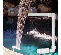 Chorro de fuente de cascada para piscina de peces, rociador de boquilla de jardín para piscina enterrada, aireador de pulverización de fuente de piscina, decoración de piscinas de agua ajustables